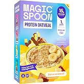Magic Spoon Banana Oatmeal, 1 Box | Low Sugar, High Fiber, No Artificial Flavors, No Artificial Colors, Overnight Oats, Hot Or Cold, Healthy Snacks