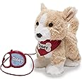 Cuddle Barn - Walking Buddies Tobey | Animated Dog Stuffed Animal Plush Toy Walks, Wags Tail, and Says Playful Phrases, 11 inches