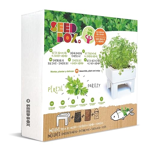 SeedBox SBMCUPE Huerto Urbano Cultívame Mini - perejil, 17x4x17 cm ...