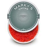 MARKY'S Red Tobiko Flying Fish Roe - 8 oz / 227 g - Sushi Grade Caviar