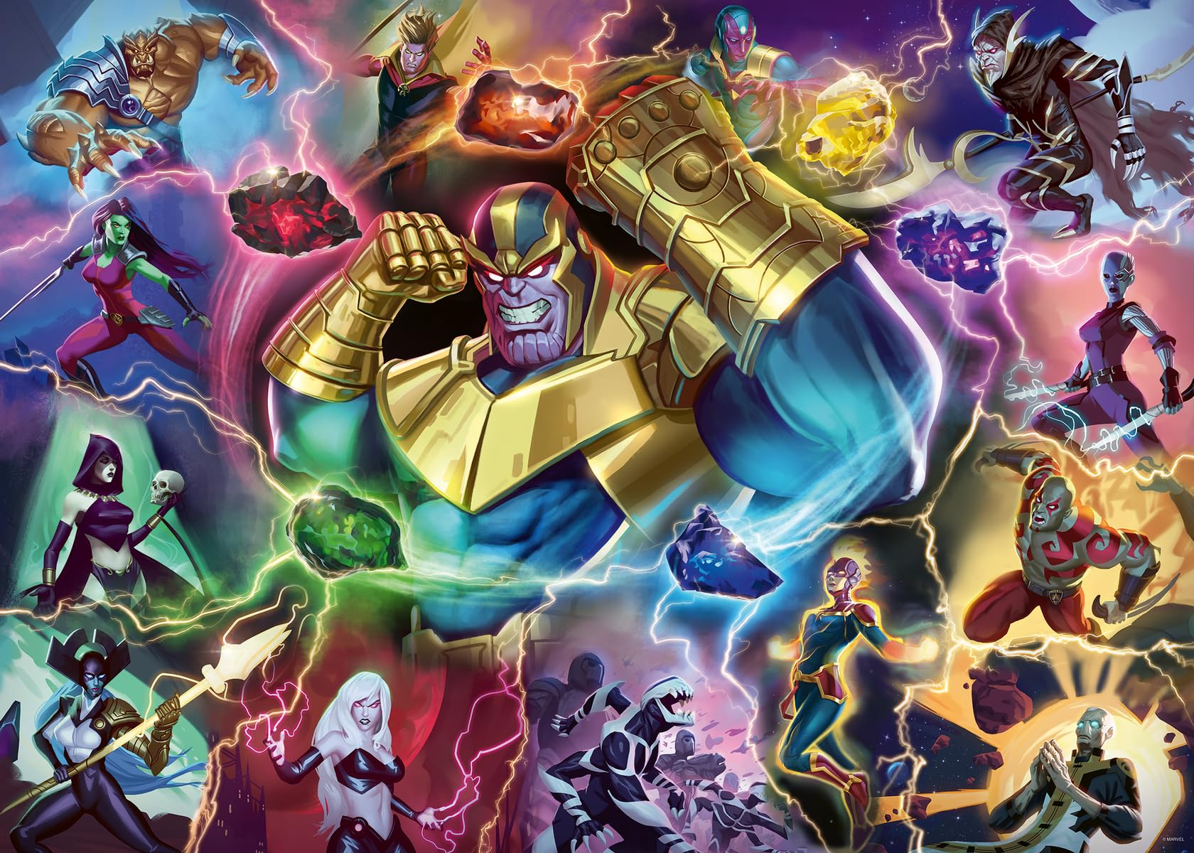 Ravensburger Marvel Villainous Thanos 1000 Piece Jigsaw Puzzles for Adults & Kids Age 12 Years Up