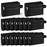 SHENLIU 16 Pcs Men's Toiletry Travel Bag, 8.7 x 6.1 x 2.56 inches Large Water Resistant Shaving Bag Hanging Cosmetic Bags with Divider Handle Foldable Makeup Travel Pouch Toiletry Organizer