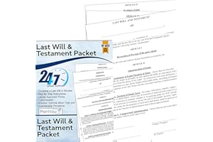 PLANNOW 2025 Last Will and Estate Guide with Minor's Trust, Guardianship Provisions, and Comprehensive Legal Support