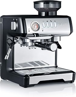 Graef ESM802EU Milegra Siebträger-Espressomaschine, 1600, schwarz