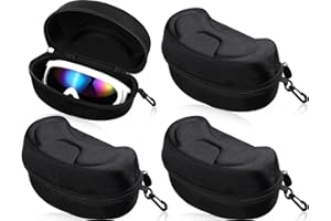 Hoteam Snow Goggles Case, Ski Goggles Case Sports Glasses Storage Holder Box Hard EVA for Snow Sport
