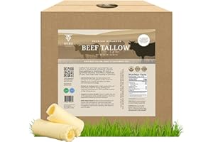 HERD TALLOW Grass-Fed and Finished Beef Tallow For Cooking, 50 lbs, Non-GMO, Keto-Friendly