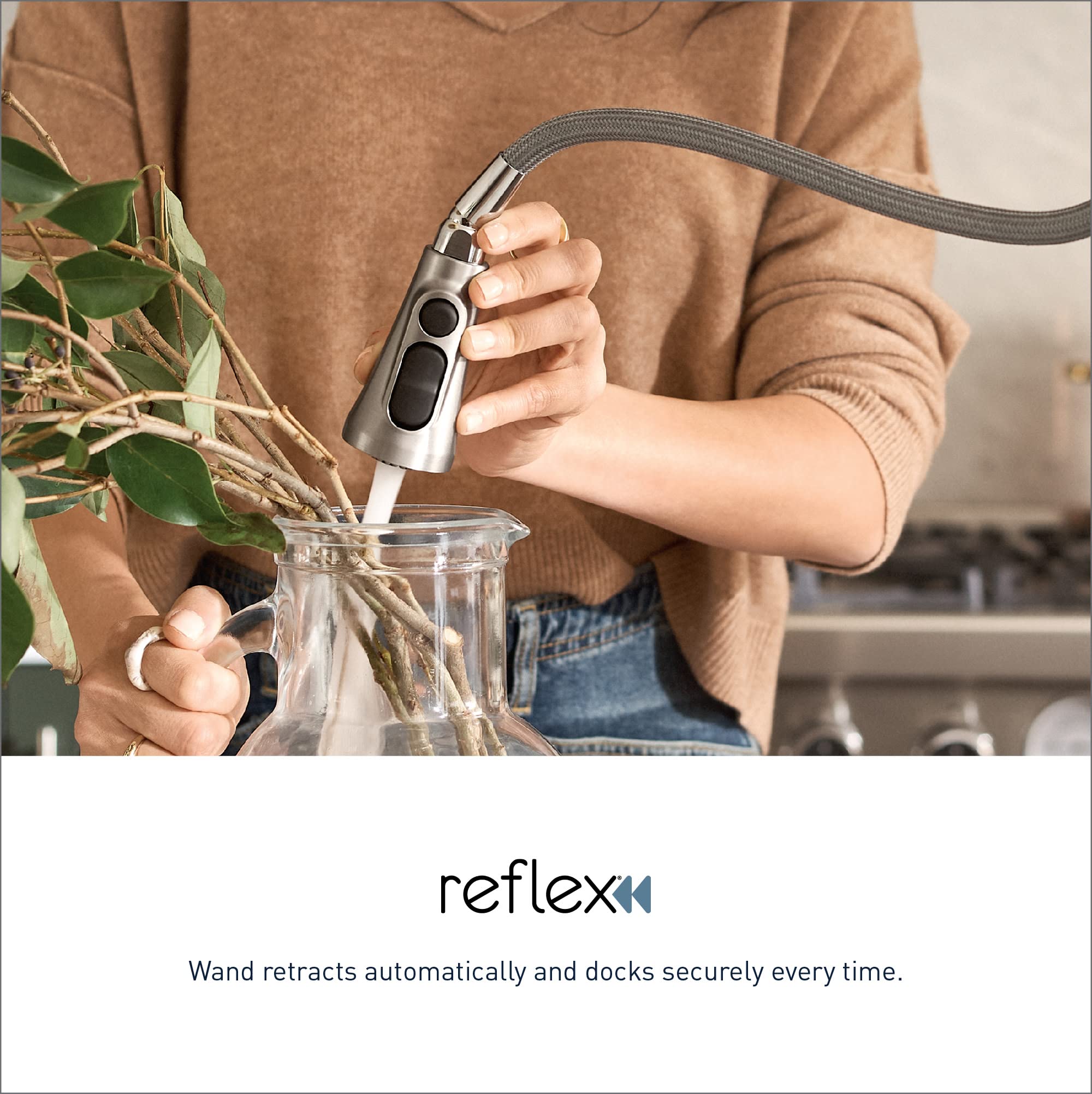 Smart Pulldown Kitchen Faucet