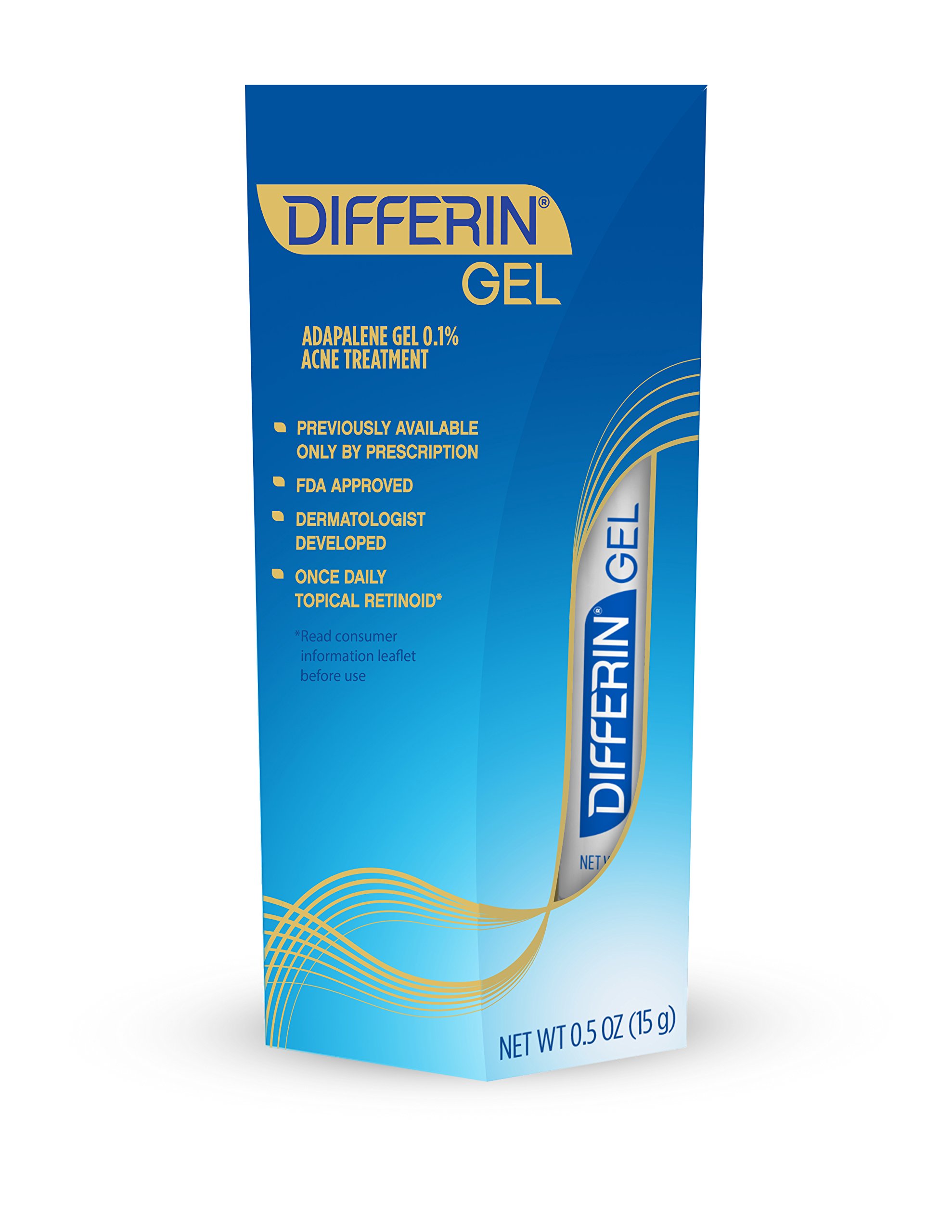 Differin Adapalene Gel 0.1 Prescription Strength Retinoid Acne