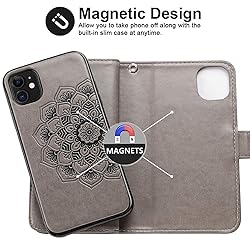 Vofolen 2-in-1 Case for iPhone 11 Case Wallet