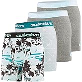 Quiksilver Mens Underwear 4 Pack Boxers for Men Supersoft Brushed Polyester Mens Boxer Briefs