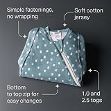 Tommee Tippee Swaddle Bag Luxe 0-3m 1.0 Tog Soft Navy Speckle view 4