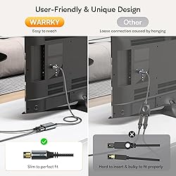 Warrky Optical Audio Splitter with 2FT Nylon