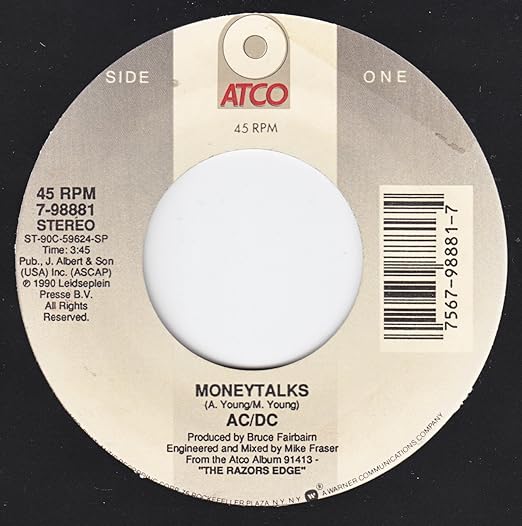 Ac/Dc - Money Talks / That's the Way I Wanna Rock & Roll - Amazon.com Music