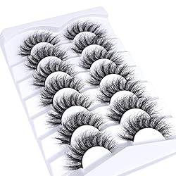 Mebver False Eyelashes Cat Eye Faux Mink Lashes