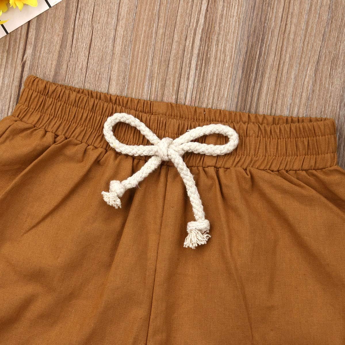 BULINGNA Baby Girl Boy Cotton Drawstring Shorts Harem Pants Joggers Elastic Waist Bottoms Bloomers: Clothing