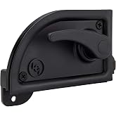 RecPro RV Screen Door Latch | RV Exterior Accessories | Black | Camper Screen Latch | Right Hand