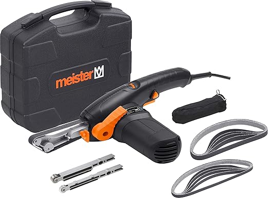 Meister Elektrofeile 400 W, MF400-1-Schleiftiefe 125 mm-Drehzahl-Vorwahl & stufenlose Drehzahlregulierung-Staubabsaugung-Zum 