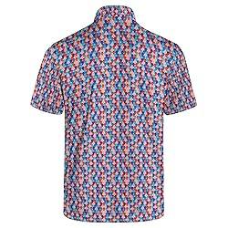 Xdceu Golf Polos for Men - Funny Golf Shirts Print