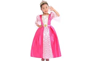 SPUNICOS Deluxe Princess Costume Dress with and without Accessories Options Available