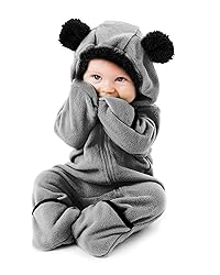 Fleece Baby Bunting Bodysuit – Infant One Piece