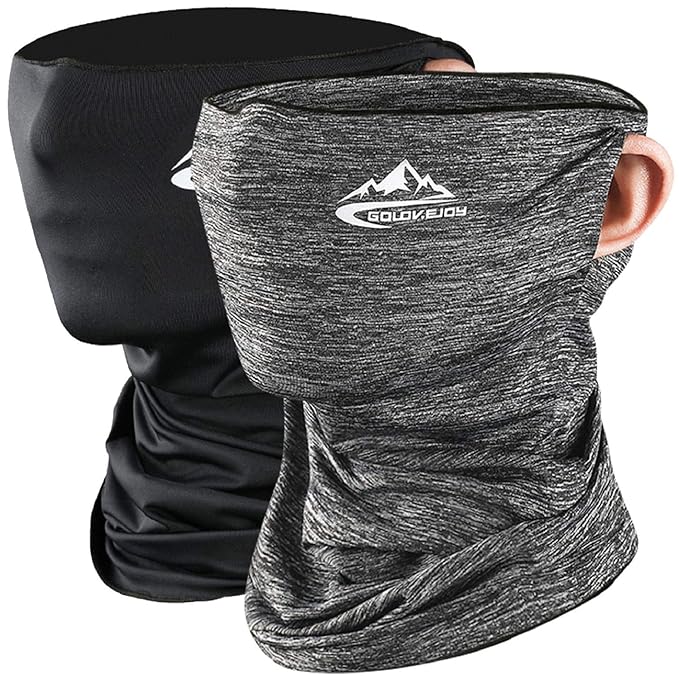 Buy Adjustable Neck Warmer Gaiter Men Snood Loop Face Scarf