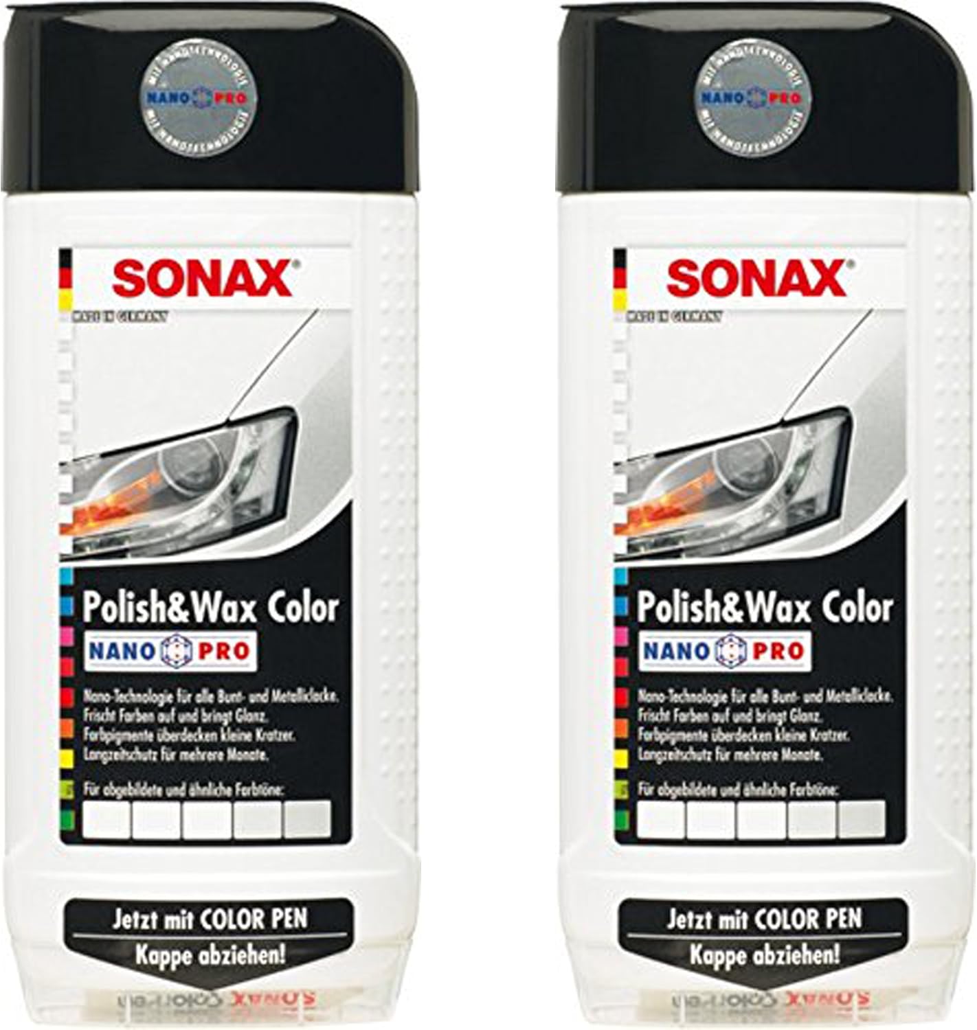 2x-500ml-sonax-polish-wax-color-nanopro-weiss-autopolitur-lack-auto