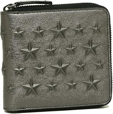 Amazon ジミーチュウ 二つ折り財布 メンズ Jimmy Choo Lawrence Gun Metal ガンメタル 並行輸入品 財布