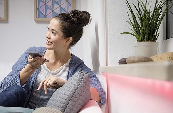 LEDVANCE Lmpara Smart LED con Bluetooth B22d color de luz cambiante 2700 6500K colores RGB cambiables controlable con Alexa Google y Apple Voice Control SMART BT CLA60 MULTICOLOUR