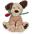 GUND Deangelo Valentine's Day Dog Holding Red Rose Stuffed Animal Plush