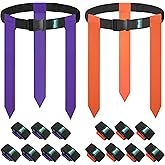 Hilhook Flag Football Belts, 14 Player Flag Football Set with 42 Flags for Kids Youth and Adults Training Equipment