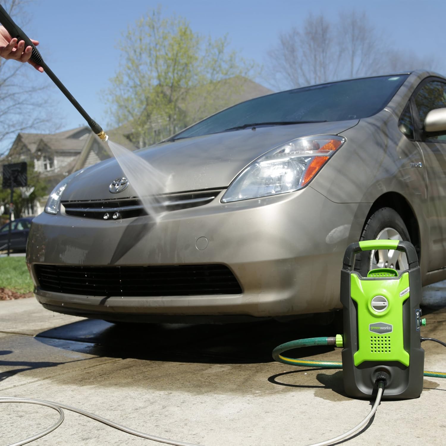 Greenworks 1500 PSI 13 Amp 1.2 GPM Pressure Washer GPW1501 : Garden & Outdoor
