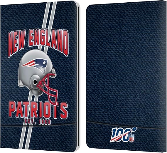 Amazon Com Head Case Designs Officially Licensed Nfl Football Stripes 100th 2019 20 New England Patriots Leather Book Wallet Case Cover Compatible With Kindle Paperwhite 1 2 3