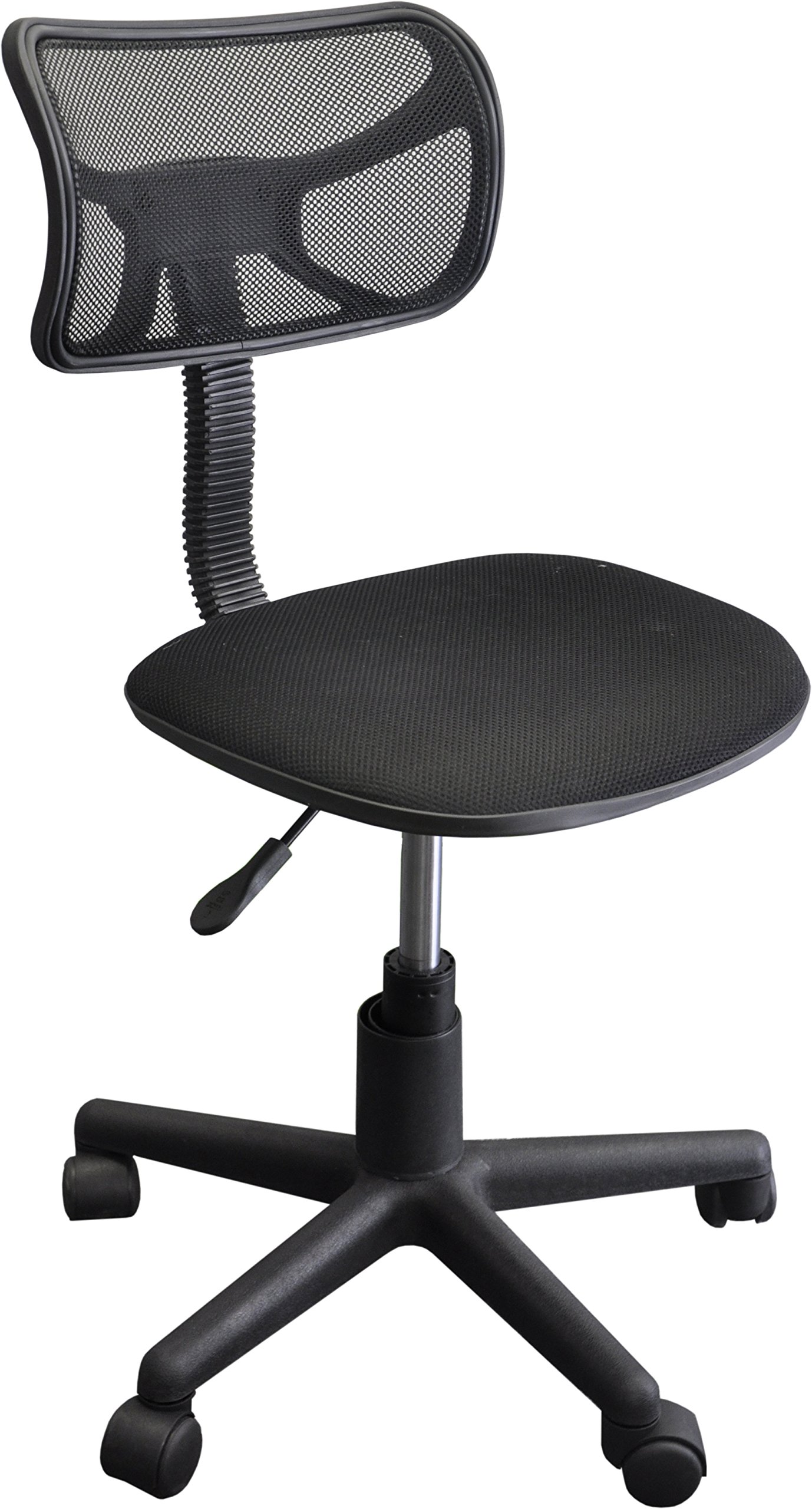 Urban Shop Swivel Mesh Task Chair, Black