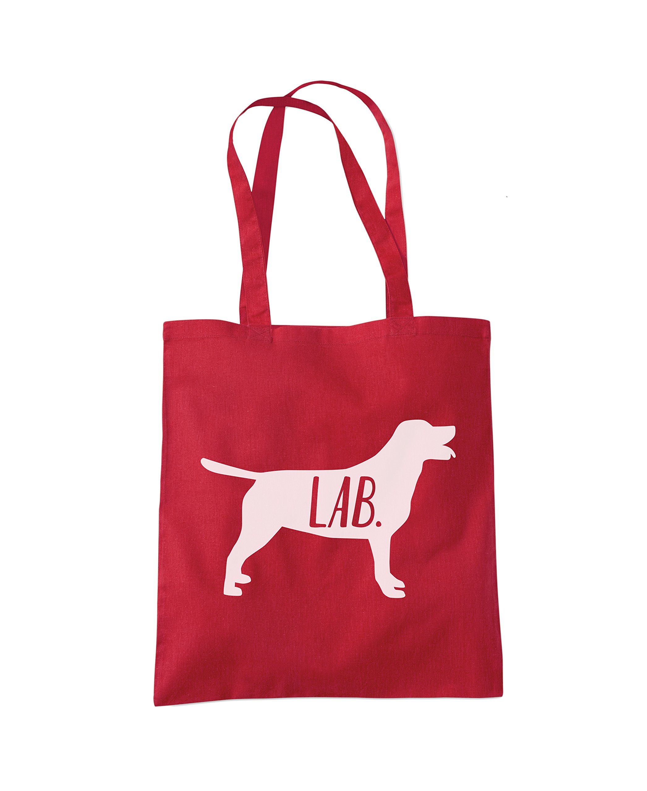 Labrador Dog Tote Bag - red One Size