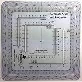 MapTools Improved Military Style MGRS/UTM Coordinate Grid Reader, and Protractor