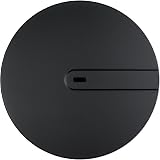 Wirquin Slim+ Shower Waste Dome ABS Black 118mm Cover view 1