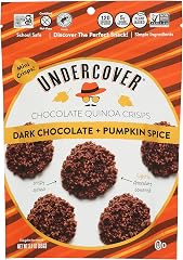 Undercover Chocolate Co, Crisps Quinoa Dark Chocolate Pumpkin Spice, 3 Ounce