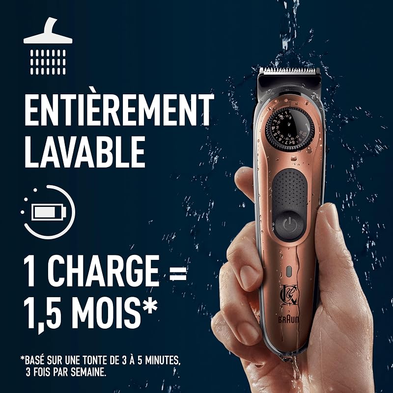 Tondeuse Barbe Homme Pro, Electrique, Multicolore