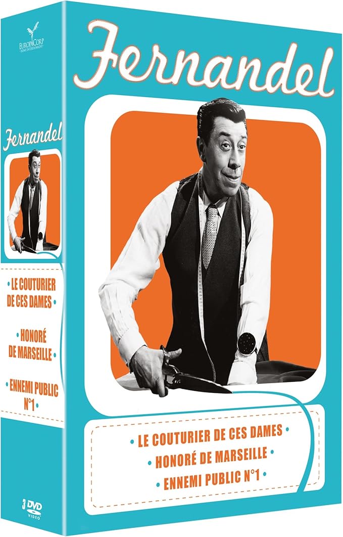 Film Le Couturier De Ces Dames Fernandel-Coffret 3 Films : L'ennemi Public n° 1 + Le couturier de Ces