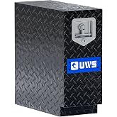 UWS EC20032 18-Inch Gloss Black Heavy-Wall Aluminum Truck Bed Tool Box with 5 Drawers