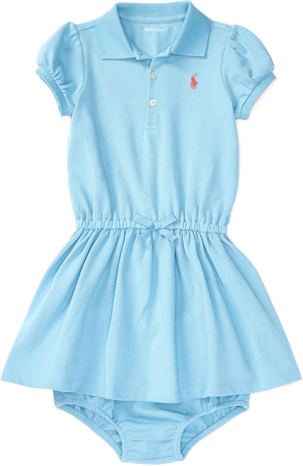 baby blue polo dress