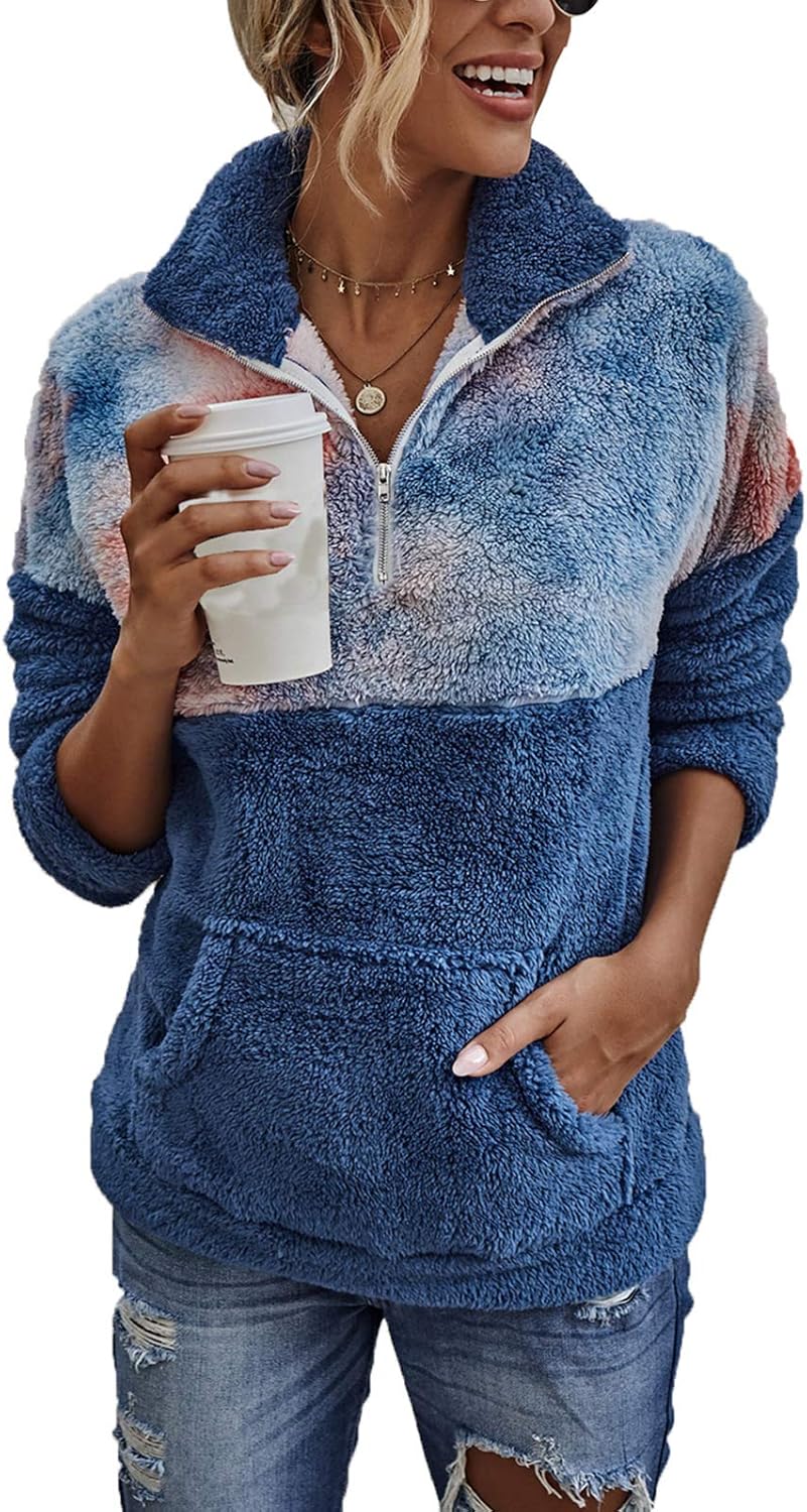 sherpa pullover women's amazon