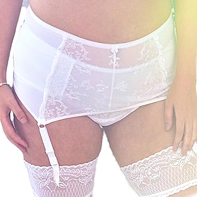 White lace garter skirt Clearance