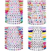 Behrooci Friendship Bracelets Boho Stackable Bracelets for Women Beach Jewelry Surfer Heishi Clay Bead Bracelets