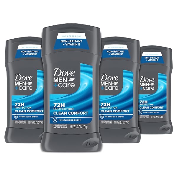 DOVE MEN+CARE ANTIPERSPIRANT DEODORANT STICK 4 COUNT CLEAN...