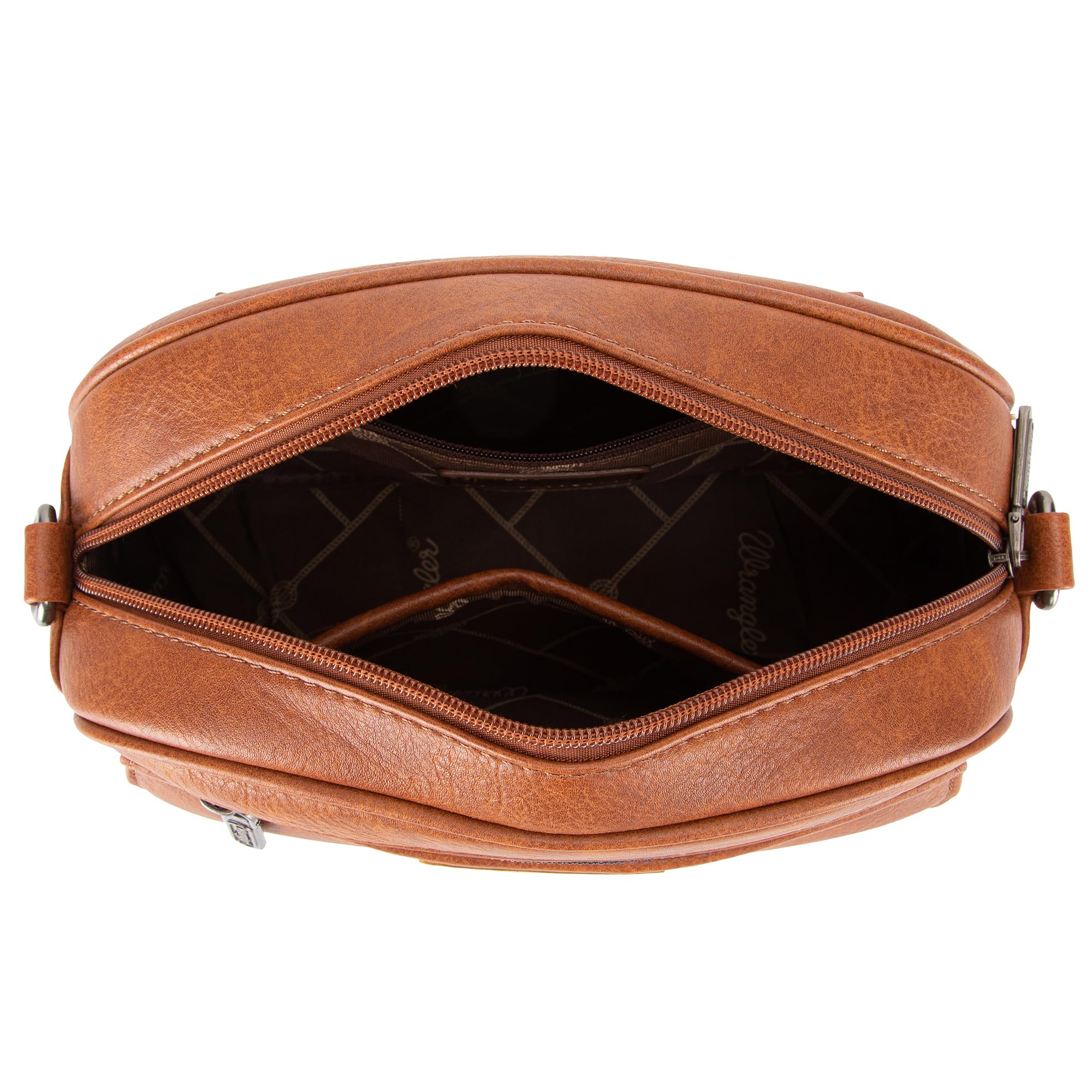 Wrangler Crossbody Purses for Women Trendy Camera Snapshot Bag with Wide Strap