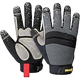 KAYGO Insulated Mechanic Work Gloves,KG127W Winter Thermal Safety Work Gloves for Men and Women, Double Lining,Heavy duty,Improved dexterity,Excellent Grip,Ideal for outdoor jobs,L