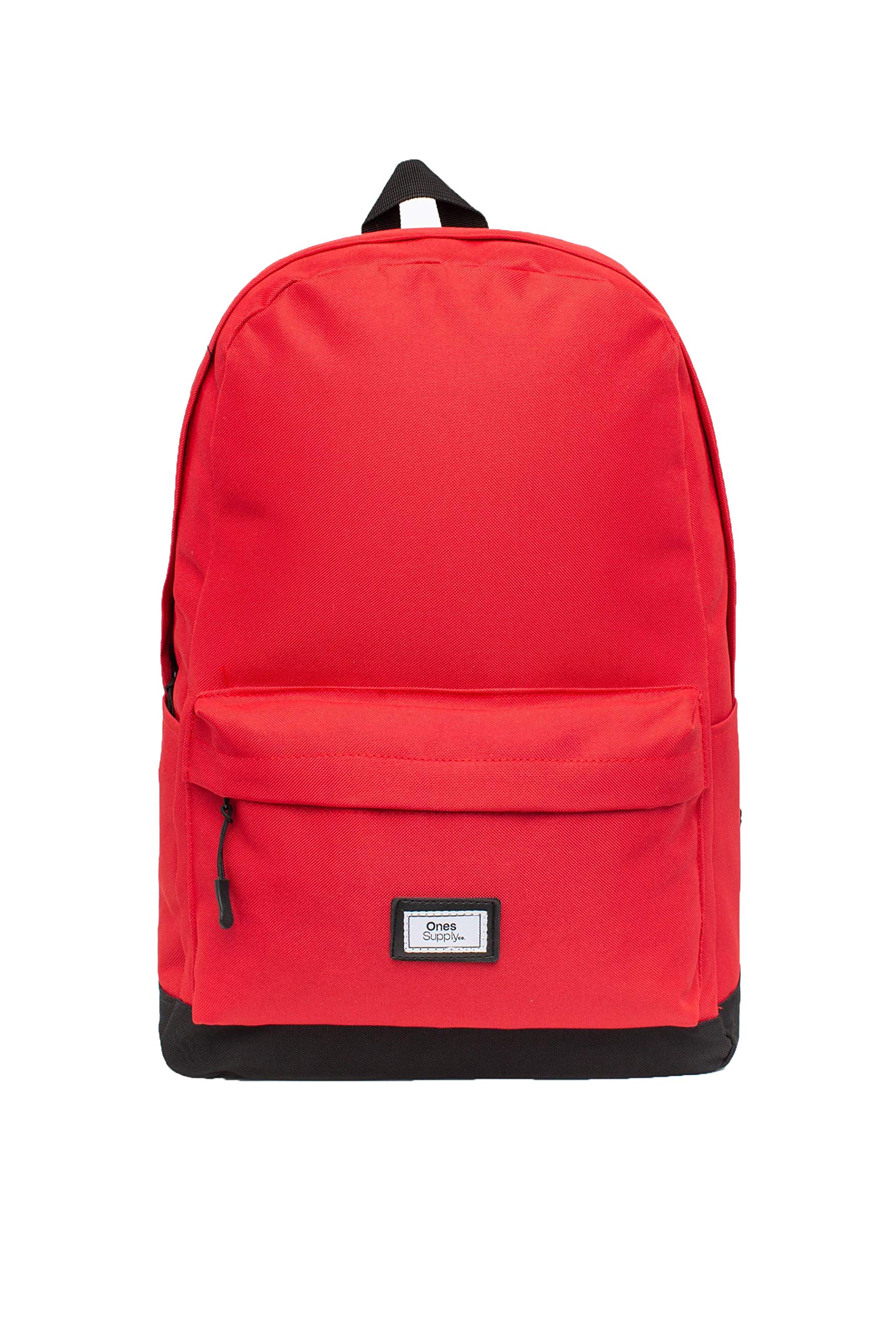 Ones Supply Co. Solid Red Core Backpack, one size
