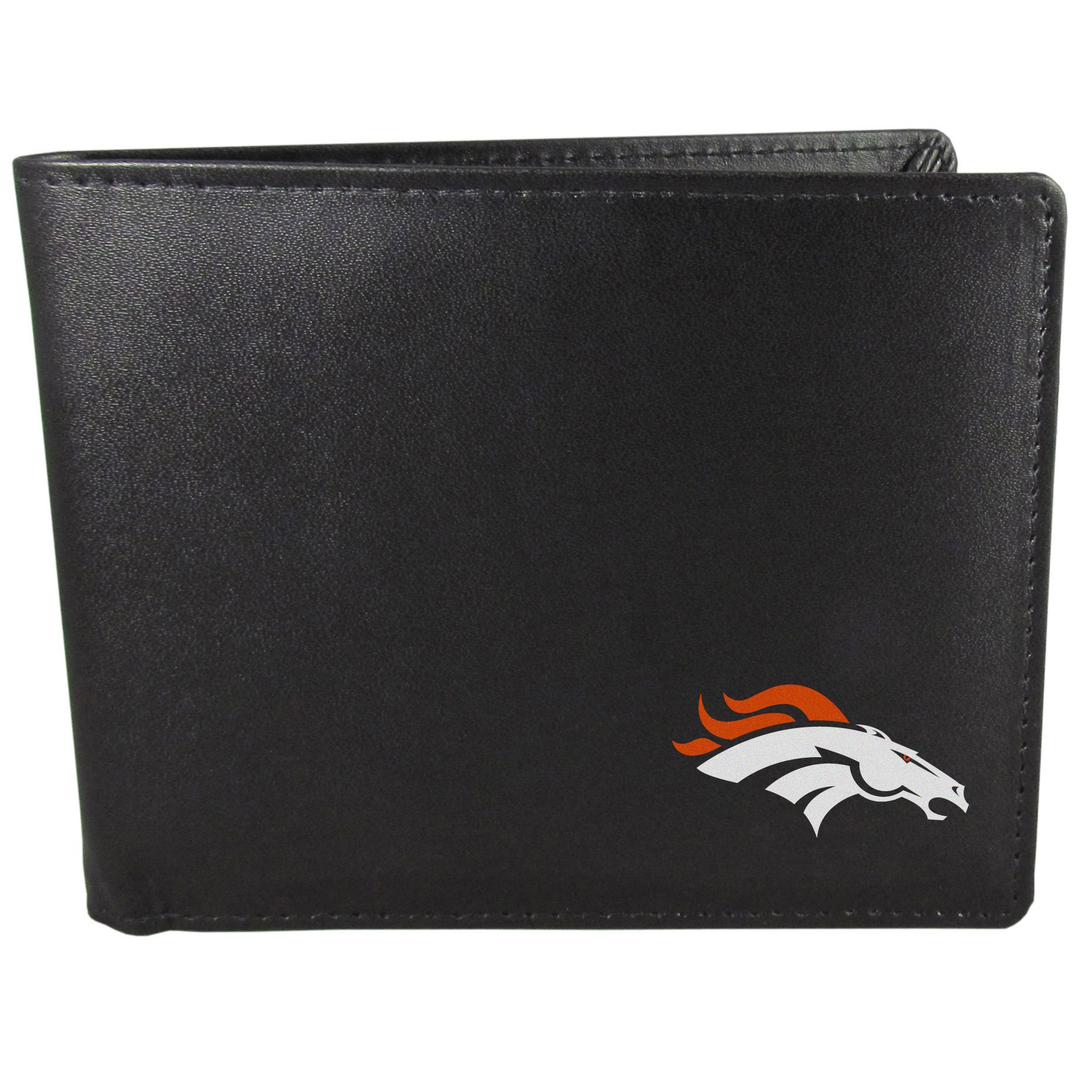 Siskiyou Sports NFL Mens Denver Broncos Bi-fold Wallet One Size Black
