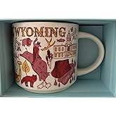Starbucks WYOMING Been There Series Across the Globe Collection Coffee Mug 14 Oz